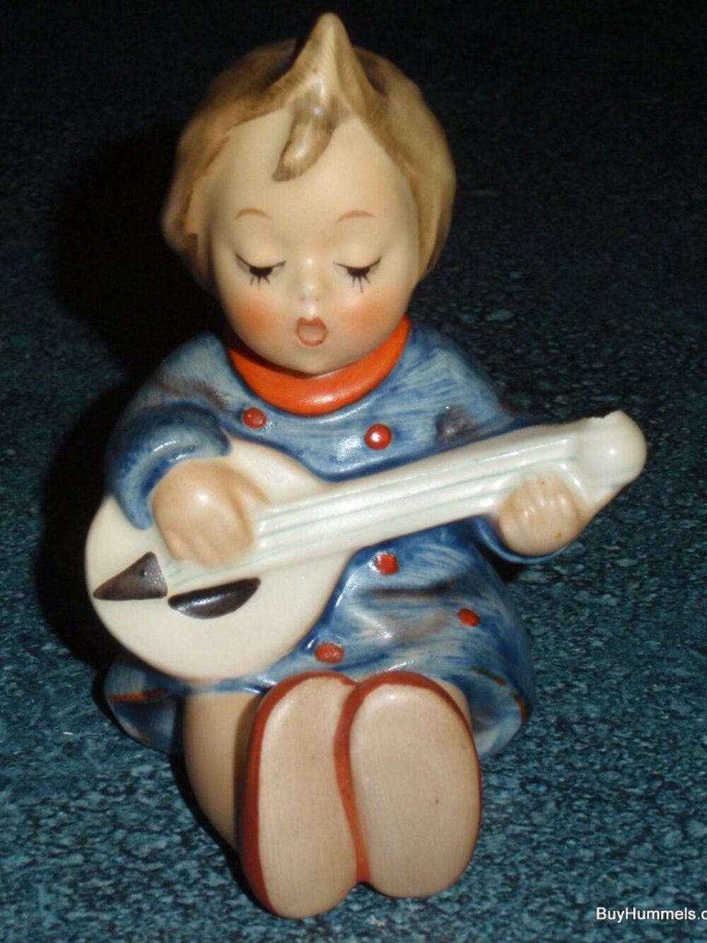 Goebel Hummel "Joyful" Figurine #53 TMK3 Girl Playing Mandolin - VINTAGE GIFT!